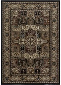 Koberce Breno Kusový koberec KASHMIR 2603 Black, čierna, viacfarebná,200 x 290 cm