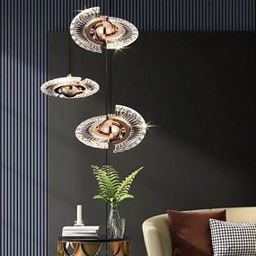 Toolight Toolight, LED stropné svietidlo, 6W, 3000K, LHJ108-2CP, ružové zlato, OSW-60049