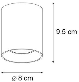 Bodové svetlo zlaté - Tubo