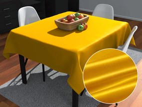 Biante Saténový štvorcový obrus polyesterový Satén LUX-041 Kanárikovo žltý 70x70 cm