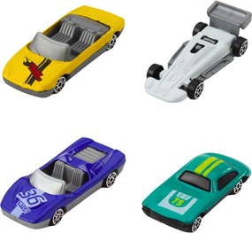 LEAN Toys Sada kolies v tube Klasické športové autá 1:64