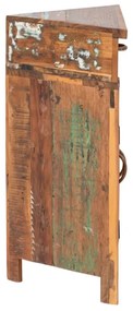 furniture-nabytek.cz - Masívna skrinka pod umývadlo Sumana z recyklovaného dreva, lakovaná, hnedá – 64×32×74 cm