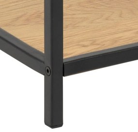 Nočný stolík FIESTA L 42 cm farba prírodná, čierny kovový rám