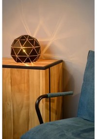 Lucide 21509/25/30 - Stolná lampa OTONA 1xE27/25W/230V čierna
