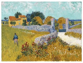 Reprodukcia obrazu Vincenta van Gogha - Farmhouso in Provnce, 40 × 30 cm