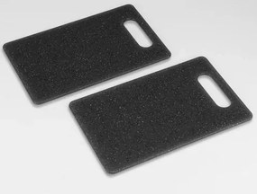 Kuchynské dosky (2 ks) CleanCut, mramorová čierna%