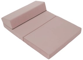 Skladacie kreslo/matrac VEDIS, svetlo ružová