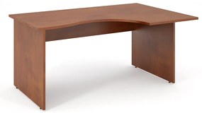 Ergonomický stôl Impress 160 x 90 cm, pravý, tmavý orech