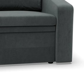 Kreslo ORBIT Kronos rozkladacie, tmavosivé