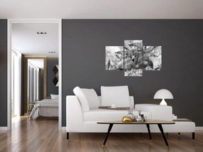 Obraz - Plameniaky graffiti (90x60 cm)