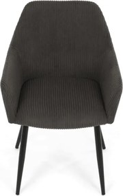Jedálenská stolička sivá DCH-V4009 GREY6