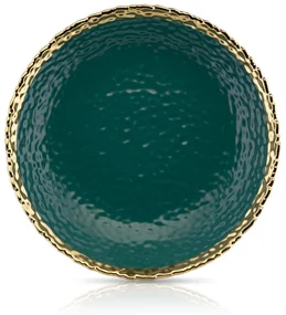 Keramický hlboký tanier Kati, (fi) 26 cm, zelený