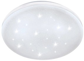 Stropné LED svietidlo Frania-S efekt krištáľ Ø28cm