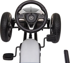 LEAN CARS Gokart Mercedes XMX610 biely