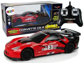 LEAN TOYS RC Športové auto Corvette 1:24 - červené