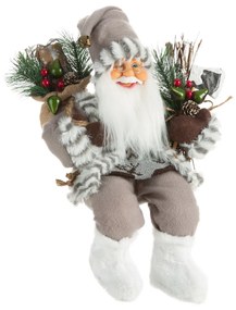 VIANOČNÁ FIGÚRKA SANTA 40 CM BIELA