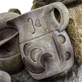 Záhradná fontána - fontána krčahy 70 x 83 x 75 cm M01427