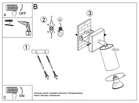 Sollux SL.0091 - Nástenné bodové svietidlo RING 1xGU10/10W/230V čierna
