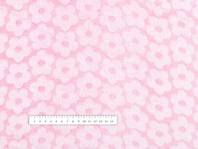 Biante Mikroplyšová deka MIP-027 Svetlo ružové kvety 100x150 cm
