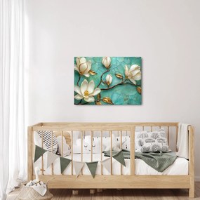 Obraz - 3D magnólia (70x50 cm)