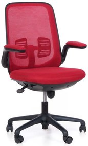 SEGO Kancelárska stolička SIMPLE NEW červený vínová