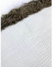 INTERMEDIC SK Posteľná obliečka Krep Krémová 140x200/70x90 cm, 100% bavlna