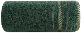 BAVLNENÝ UTERÁK KORAL SADA 3KS 70X140 CM TMAVOZELENÁ