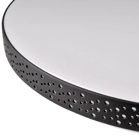 LED Kúpeľňové stropné svietidlo MOON LED/18W/230V čierna IP44