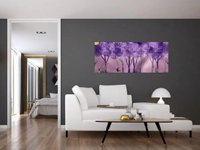 Obraz - Jelene v magickom lese (120x50 cm)