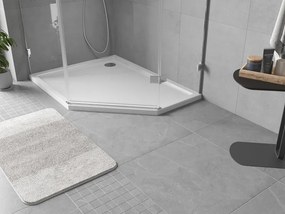 Mexen Flow päťuholníková vanička slim ľavá 100 x 80 cm, biely lesk - 46P108010L