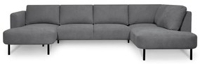 Tmavosivá rohová pohovka (pravý roh/do "U") Hero – Scandic