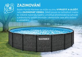 Marimex | Bazén Marimex Florida 4,57x1,32 m bez príslušenstva - motív RATAN | 10340238