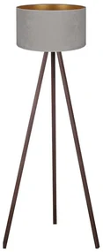 Brilagi - Stojacia lampa VELVET 1xE27/60W/230V hnedá/šedá BG0400