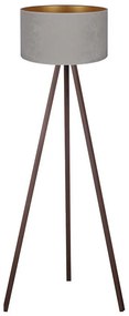 Brilagi - Stojacia lampa VELVET 1xE27/60W/230V hnedá/šedá
