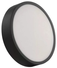 LED Stropné svietidlo LED/21W/230V 3000/3500/4000K pr. 22,5 cm čierna