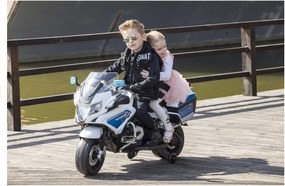LEAN CARS BMW R1200 Policajná batéria Motocykel biela