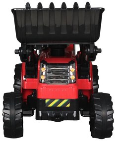 Detské elektrické autíčko BestBerg BBCC-40R - nakladač / od 3 rokov / nosnosť 30 kg / červená