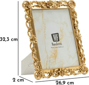 Fotorámik Classic Floral 26,9x32,3 cm zlatý