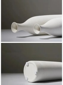 Keramická váza 33 cm biela