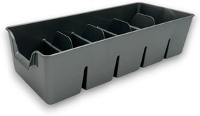 FLORENTYNA Organizér na korenie vo vrecúškach, zásobník, BEN5 - sivá, 30x14x8