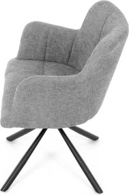 Jedálenská stolička sivá DCH-T1122 GREY2