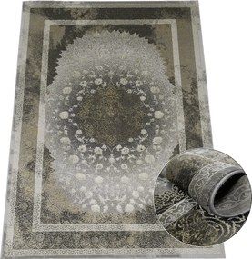 Koberec Deluxe 9091 béžový s orientálnym vzorom – obdĺžnikový Rozmer: 60x100 cm