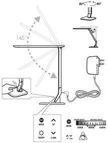 Eglo 93901 - LED stmievateľná lampa SELLANO LED/6W/230V