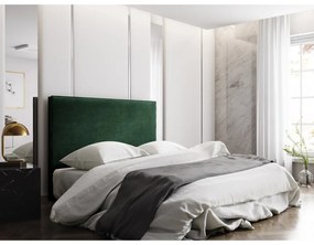 Tmavozelené čelo postele 140x120 cm Natalia – Milo Casa