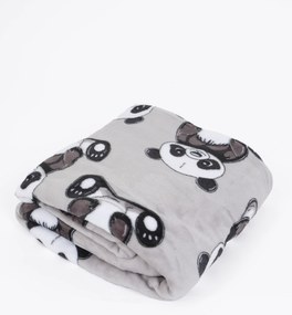 Detská deka do postieľky mikroplyš Exclusive 80 × 100 cm – Panda