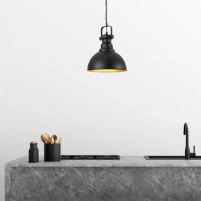 Závesný luster Saglam - 3710 - 1, čierna