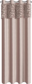 ZATEMŇOVACÍ ZÁVES NA KRÚŽKOCH EVA MINGE ROSES13 140X250 CM PUDROVÁ