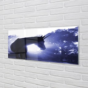 Obraz na akrylátovom skle Les jednorožec 120x60 cm