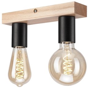 Prisadený luster VITO OAK 2xE27/60W/230V dub