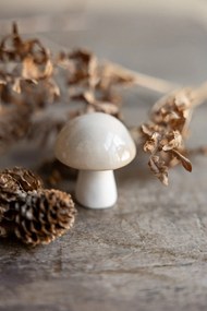 Storefactory Jesenná dekorácia Huba Bovik Beige 5 cm